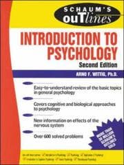 Tapa de Schaum's Outline of Introduction to Psychology