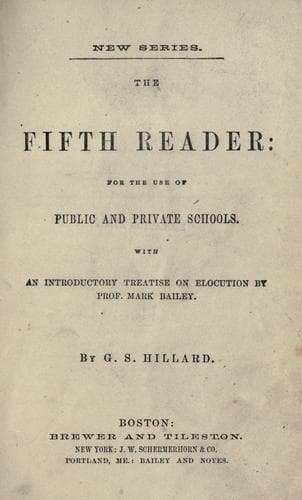 Tapa de The fifth reader