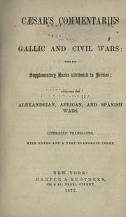 Tapa de Caesar's Commentaries on the Gallic and Civil wars