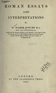 Tapa de Roman essays and interpretations
