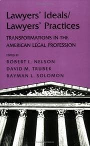 Tapa de Lawyers' ideals/lawyers' practices