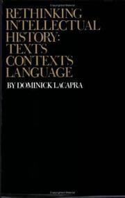 Tapa de Rethinking intellectual history