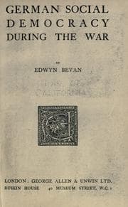 Tapa de German social democracy during the war