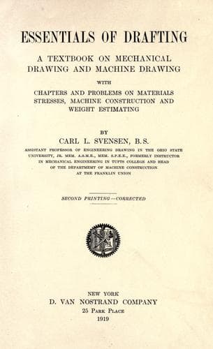 Tapa de Essentials of drafting