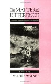 Tapa de The Matter of Difference