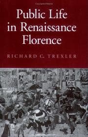 Tapa de Public life in Renaissance Florence