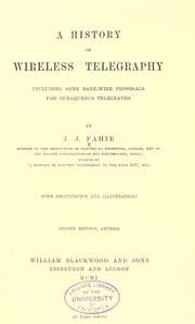 Tapa de A history of wireless telegraphy