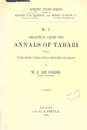 Tapa de Selections from the Annals of Tabari