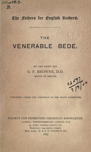 Tapa de The Venerable Bede.