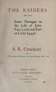 Tapa de The raiders, being some passages in the life of John Faa, Lord and Earl of Little Egypt