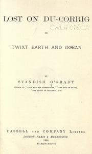 Tapa de Lost on Du-Corrig or, 'Twixt earth and ocean