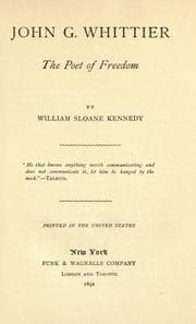 Tapa de John G. Whittier