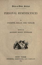 Tapa de Personal reminiscences