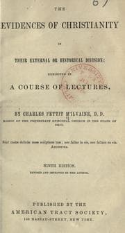 Tapa de The evidences of Christianity, in their external division