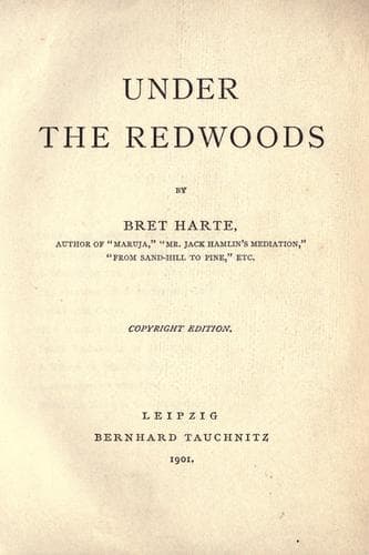 Tapa de Under the redwoods