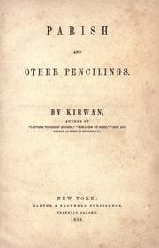 Tapa de Parish and other pencilings