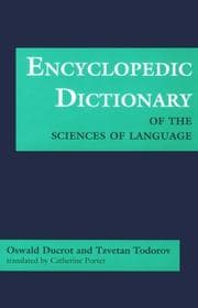 Tapa de Encyclopedic dictionary of the sciences of language