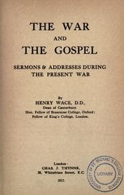 Tapa de The war and the gospel