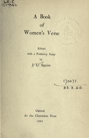 Tapa de A book of women's verse