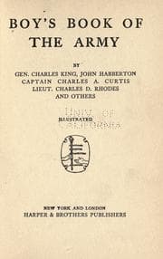 Tapa de Boy's book of the army