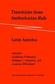 Tapa de Transitions from authoritarian rule