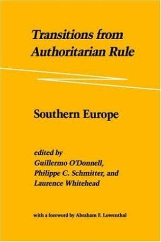 Tapa de Transitions from Authoritarian Rule
