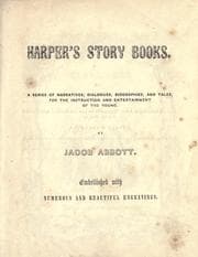 Tapa de Harper's story books