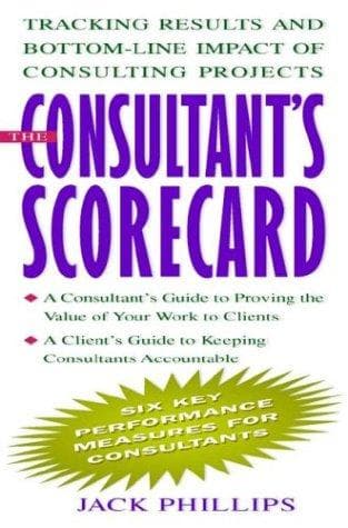 Tapa de The Consultant's Scorecard