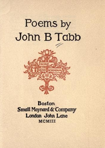 Tapa de Poems