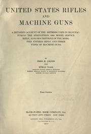 Tapa de United States rifles and machine guns