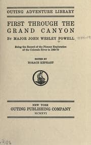 Tapa de First through the Grand Canyon