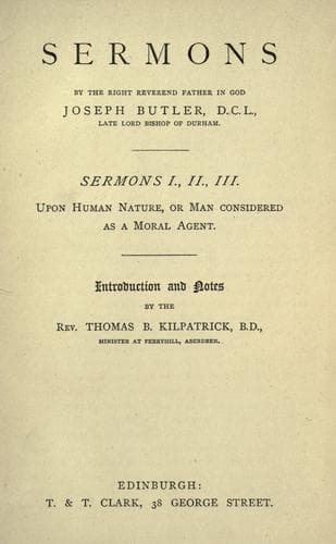 Tapa de Sermons
