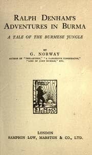 Tapa de Ralph Denham's adventures in Burma