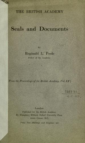 Tapa de Seals and documents