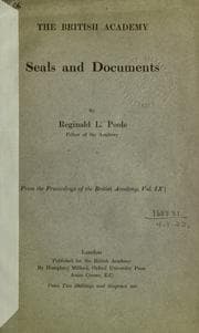 Tapa de Seals and documents