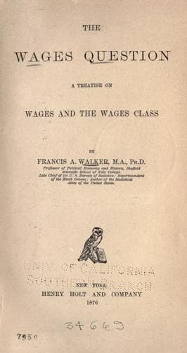 Tapa de The wages question