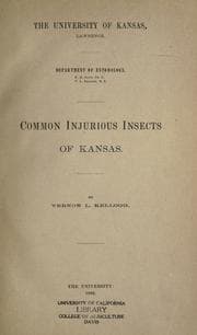 Tapa de Common injurious insects of Kansas