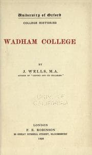 Tapa de Wadham College
