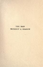 Tapa de The man without a shadow