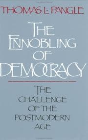 Tapa de The Ennobling of Democracy