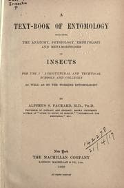 Tapa de A text-book of entomology
