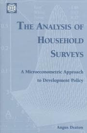 Tapa de The analysis of household surveys