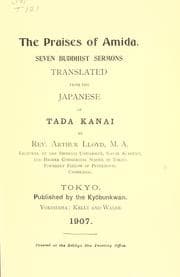 Tapa de The praises of Amida