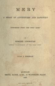 Tapa de Merv, a story of adventure and captivity