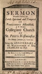 Tapa de A sermon preach'd before the Lords spiritual and temporal