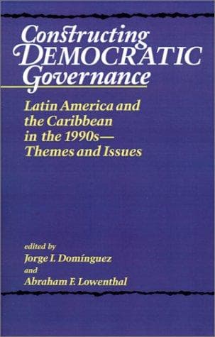 Tapa de Constructing democratic governance
