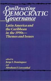 Tapa de Constructing democratic governance