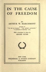 Tapa de In the cause of freedom
