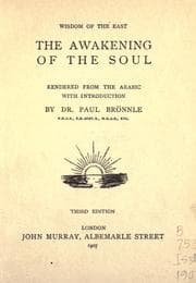Tapa de The awakening of the soul