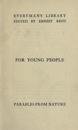 Tapa de Parables from nature